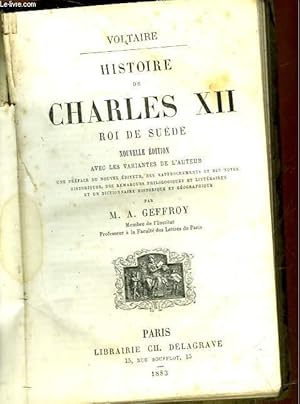HISTOIRE DE CHARLES XII - ROI DE SUEDE by VOLTAIRE: bon Couverture ...