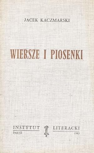 Seller image for Wiersze i piosenki. for sale by Librairie Lettres Slaves - Francis