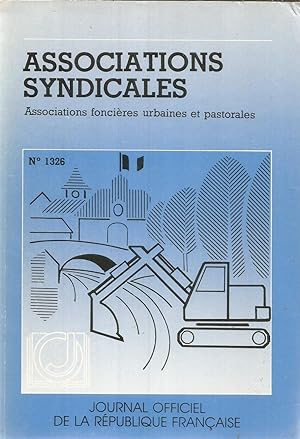 Associations Syndicales - associations foncières urbaines et pastorales