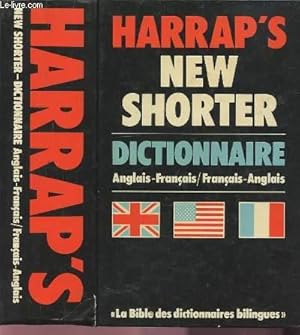 Image du vendeur pour HARRAP'S NEW SHORTER - DICTIONNAIRE ANGLAIS / FRANCAIS ET FRANCAIS / ANGLAIS. mis en vente par Le-Livre