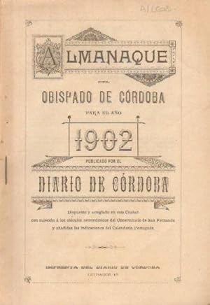 ALMANAQUE DEL OBISPADO DE CORDOBA PARA EL AÑO 1902