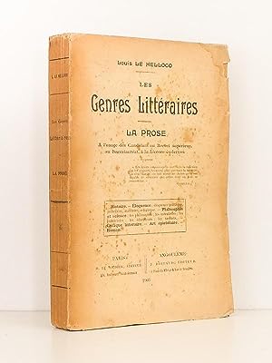 Les Genres littéraires : La Prose , à l'usage des candidats au Brevet supérieur, au Baccalauréat,...