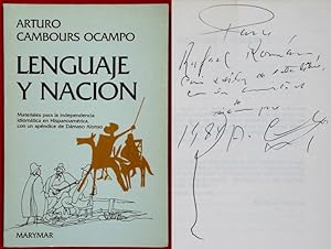 Seller image for Lenguaje y Nacin : Materiales para la Independencia Idiomtica en Hispanoamrica / con un apndice de Dmaso Alonso for sale by Lirolay