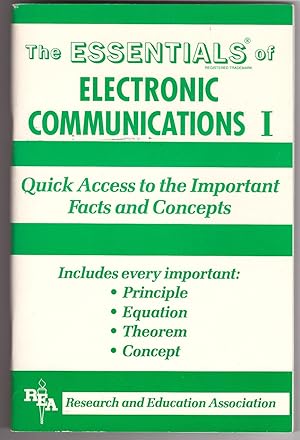 The Essentials of Electronic Communications I (v. 1)
