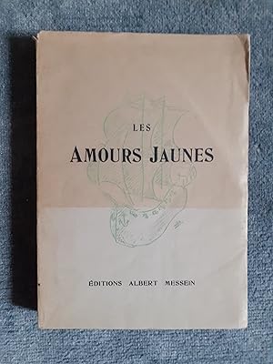 Bild des Verkufers fr LES AMOURS JAUNES. Ca - Les Amours Jaunes - Srnade des srnades - Raccrocs - Armor - Gens de mer - Rondels pour aprs - Appendice. Prface de Charles Le Goffic. Aquarelles de Boulanger. zum Verkauf von Librairie Sainte-Marie