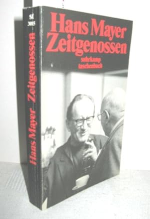 Seller image for Zeitgenossen (Erinnerungen und Deutung) for sale by Antiquariat Zinnober