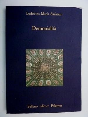 Seller image for DEMONIALITA' Ossia possibilit,modo e variet dell'unione carnale col demonio. A cura di Carlo Carena, La Diagonale 9" for sale by Historia, Regnum et Nobilia