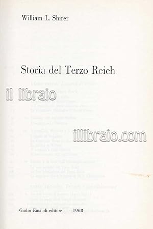 Storia del Terzo Reich