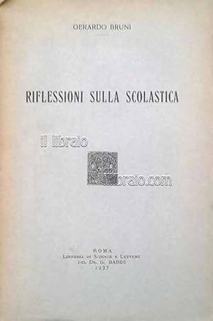 Riflessioni sulla scolastica