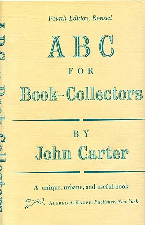 Imagen del vendedor de ABC FOR BOOK-COLLECTORS a la venta por Studio Books