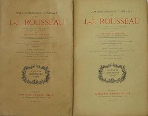 Correspondance Generale de J.-J. Rousseau (1751-1770). Tomes 1-20. Collationee sur les originaux ...