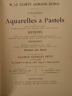 Imagen del vendedor de COLLECTION DE M. LE COMTE ARMAND DORIA. Tome II. Aquarelles & Pastels, Dessins, Gravures & Sculptures. Paris, 1899. a la venta por EDITORIALE UMBRA SAS