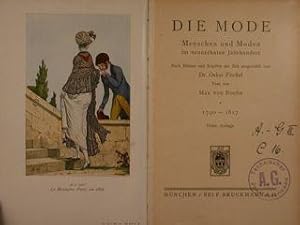 DIE MODE MENSCHEN UND MODEN IM NEUNZEHNTEN JAHRHUNDERT 1790-1817.