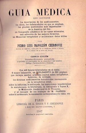 GUIA MEDICA. Que contiene: la descripción de los medicamentos, las dosis, las enfermedades en que...