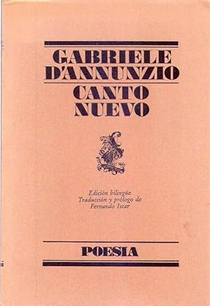 Seller image for CANTO NUEVO. Edicin bilinge. Traduccin y prlogo de Fernando Iscar for sale by Buenos Aires Libros