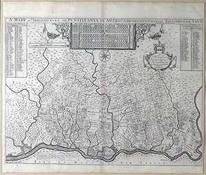 A Mapp of Ye Improved Part of Pensilvania in America, Divided into Countyes, Townships and Lotts