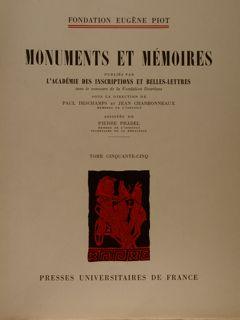 Fondation Eugène Piot. MONUMENTS ET MÉMOIRES Publiés par l?Académie des Inscriptions et Belles-Le...