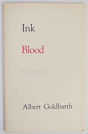 Bild des Verkufers fr Ink Blood Semen zum Verkauf von Jeff Hirsch Books, ABAA