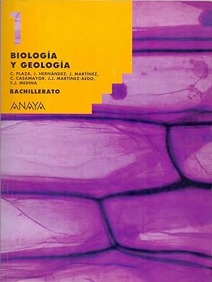 Seller image for BIOLOGIA Y GEOLOGIA ( I ) - 1 BAQUILLERATO - ANAYA - for sale by Libreria 7 Soles