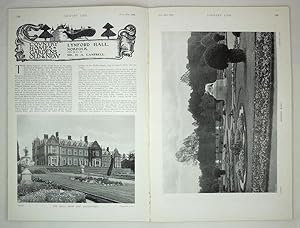 Original Issue of Country Life Magazine Dated November 28th 1903, with a Main Feature on Lynford ...