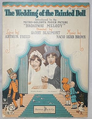 Seller image for The Wedding of the Painted Doll [sheet music] introduced in the MGM picture "Broadway Melody" directed by Harry Beaumont for sale by Bolerium Books Inc.