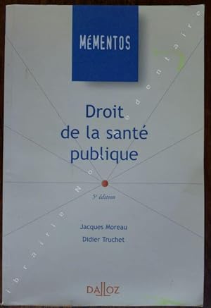 Seller image for Droit de la Sant Publique. for sale by ARTLINK