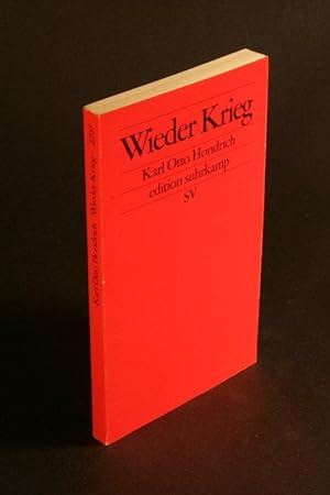 Seller image for Wieder Krieg. for sale by Steven Wolfe Books