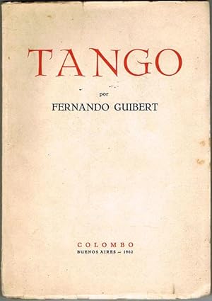 Immagine del venditore per TANGO. venduto da Asilo del libro