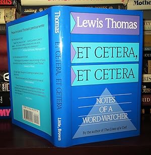 Seller image for ET CETERA, ET CETERA Notes of a Word-Watcher for sale by Rare Book Cellar