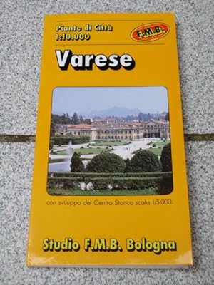 Varese Piante di città 1:10 000 Con sviluppo del centro storico, scala 1:5.000