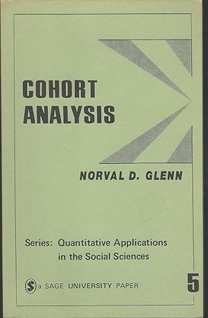 Bild des Verkufers fr Cohort Analysis (Quantitative Applications in the Social Sciences Series, No. 5) zum Verkauf von Dorley House Books, Inc.