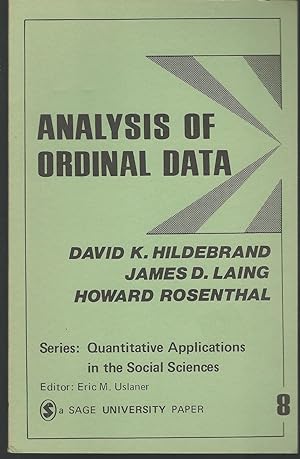 Bild des Verkufers fr Analysis of Ordinal Data (Quantitative Applications in the Social Sciences Series, No. 8) zum Verkauf von Dorley House Books, Inc.