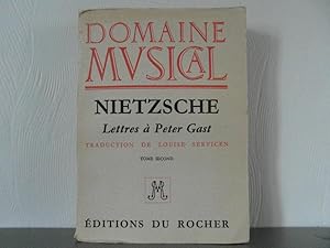 Lettres à Peter Gast