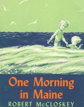 Dust-Jacket for One Morning in Maine.