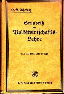 Seller image for Grundri der Volkswirtschaftslehre. for sale by Antiquariat Jenischek