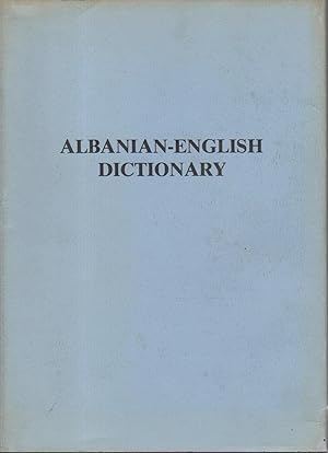 ALBANIAN - ENGLISH DICTIONARY / FJALOR SHQIP - ANGLISHT.