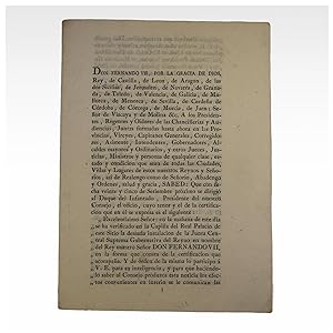 GUERRA DE LA INDEPENDENCIA - JUNTA CENTRAL SUPREMA GUBERNATIVA DEL REYNO (1808)