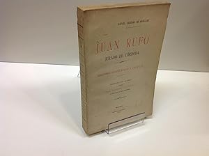 Image du vendeur pour JUAN RUFO JURADO DE CORDOBA RAMIREZ DE ARELLANO RAFAEL 1912 mis en vente par LIBRERIA ANTICUARIA SANZ