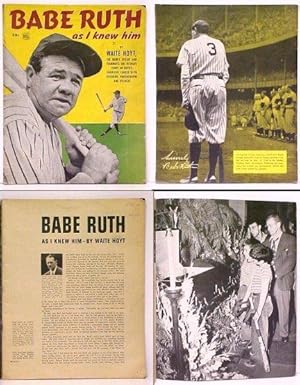 Seller image for Babe Ruth, as I knew him for sale by John W. Doull, Bookseller