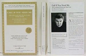 Seller image for Call If You Need Me. proof for sale by John W. Doull, Bookseller