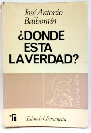 Seller image for Donde Est La Verdad? for sale by SalvaLibros