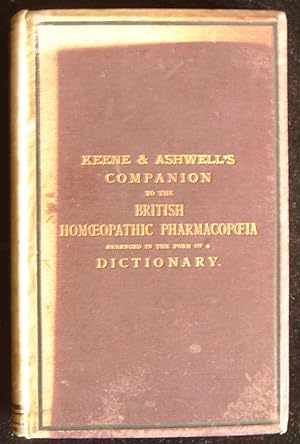 Companion to the British Homeopathic Pharmacopeia of 1876