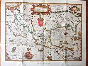 Imagen del vendedor de [Map Reproduction] The New World - 1600 / Drawn by Gabriel Tatton ; Engraved by Benjamin Wright. a la venta por Epilonian Books