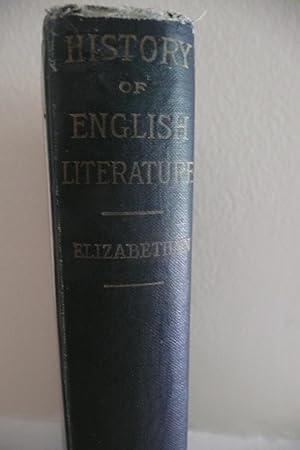A History of English Literature ( Elizabethan Literature)