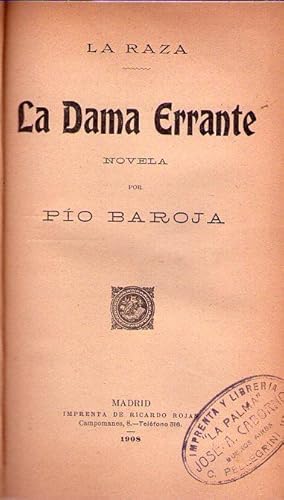 Imagen del vendedor de LA DAMA ERRANTE. Novela a la venta por Buenos Aires Libros