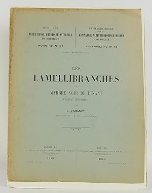 Bild des Verkufers fr Les Lamellibranches du Marbre Noir de Dinant (Viseen Inferieur) zum Verkauf von Flamingo Books