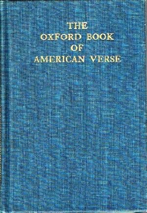 The Oxford Book of American Verse