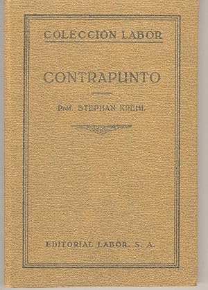 Imagen del vendedor de CONTRAPUNTO. a la venta por Libreria Anticuaria Farr