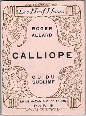 Calliope ou Du Sublime