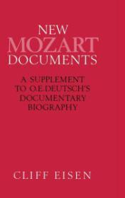 Immagine del venditore per Mozart Documents: A Supplement to the Documentary Biography by O.E.Deutsch venduto da Monroe Street Books